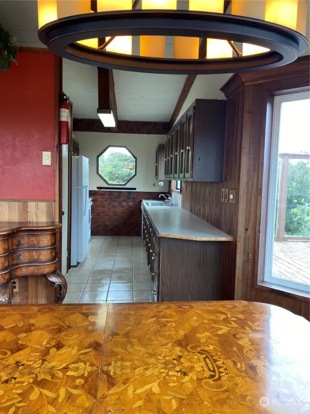 Kitchen From Dining Room