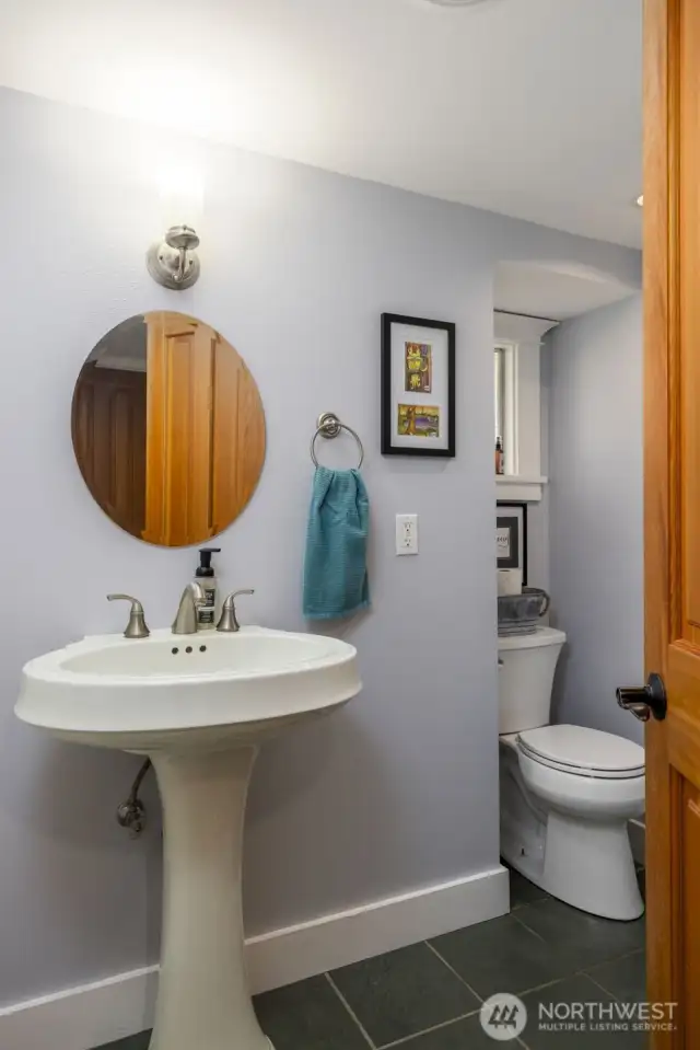 Full guest bathroom on main level