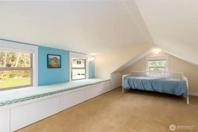 Expansive loft retreat located on the upper level