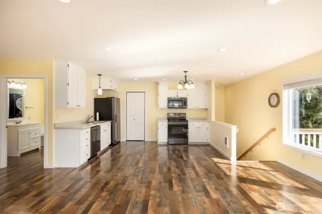 Welcome to your new office suite, featuring a kitchen, two private offices, and a three-quarter bathroom