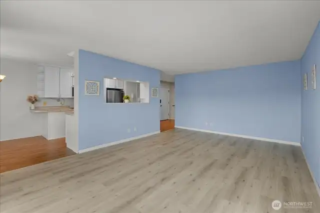 Living room from patio