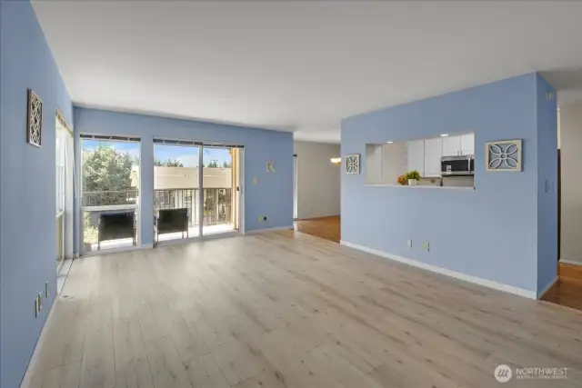 Living room to patio