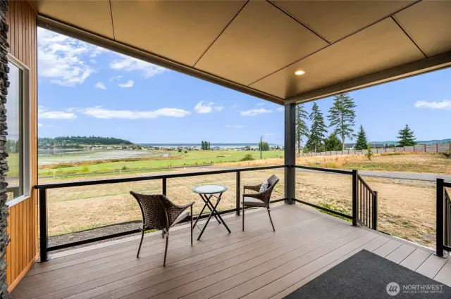 Deck overlooking the Bay