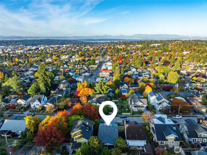Perched high to capture the sunsets and all the vibrancy of Ballard.