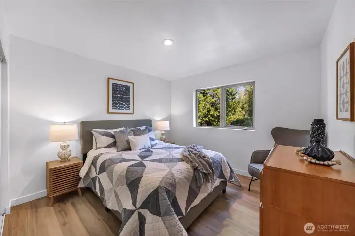 Second bedroom in the front of the home.