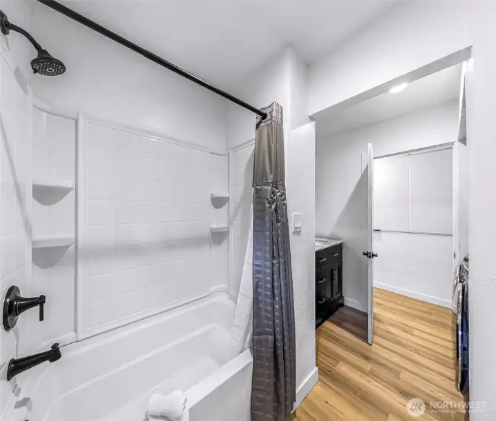 From second bath towards hallway.