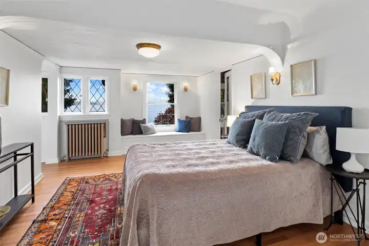 The primary suite originally was a dressing room