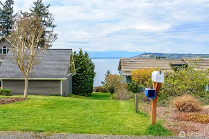 Entrance to the private community beach access.