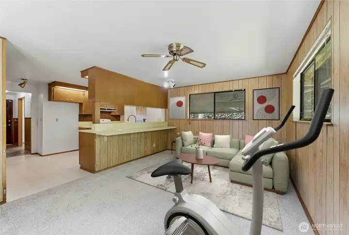 Be part of the Family Room action as you prepare a meal.