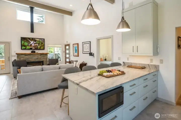 Main Home Kitchen/Living Space