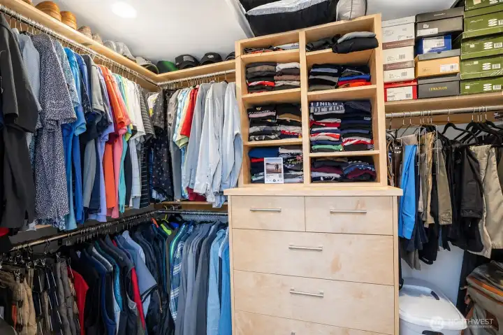 Primary Closet #2 in Main Home