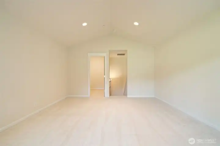 Upstairs Bonus Room. Great for an office or additional sleeping space with large closet!