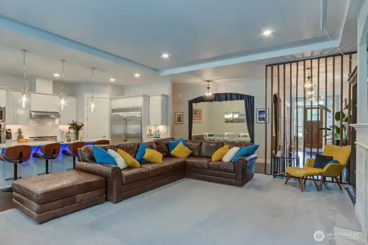 Living area with room to spare