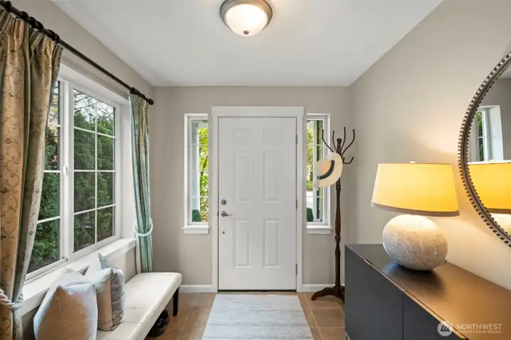 Level entry invites you inside.