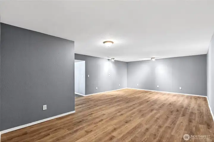 Bonus/family room in basement.