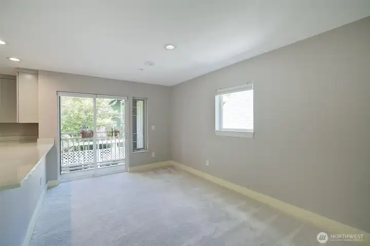 Another view of the dining area. Bright and airy and very spacious.