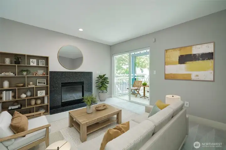 Great flow and use of space in this condo. Lives large at 800 square feet.