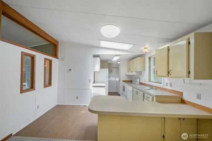 Large kitchen to laundry Large kitchen to laundry