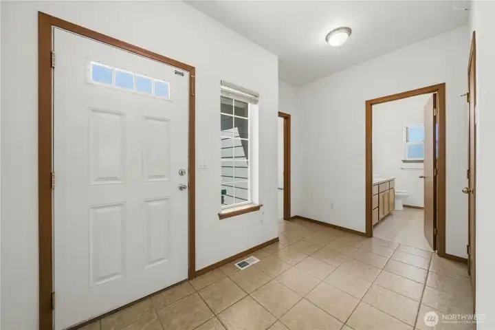 Front entrance. Front entrance.