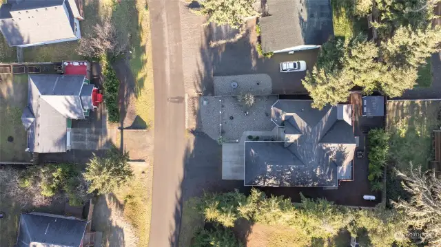 DRONE OVER HEAD VIEW OF THE HOME!