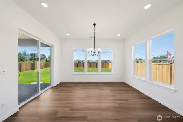 Actual home: sun room/dining room