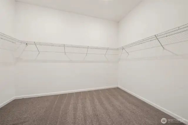 Actual home: Walk-in closet