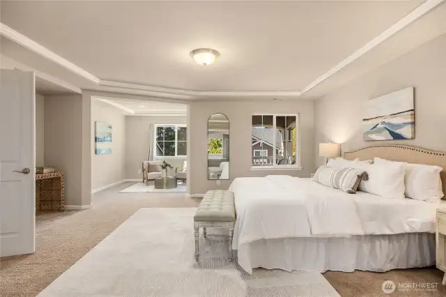 The primary suite.