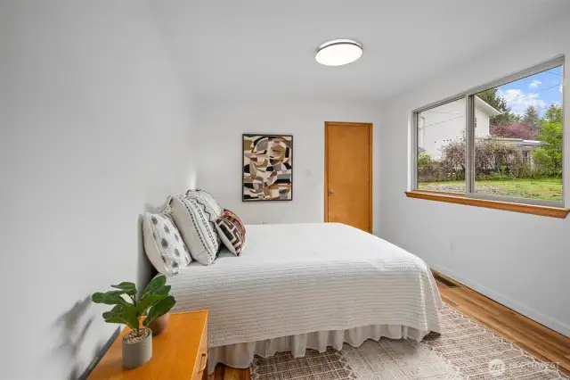 You'll stay super warm with the newer hi-efficiency furnace that has been well cared for with service and maintenance. The newer washer and dryer stay too!
