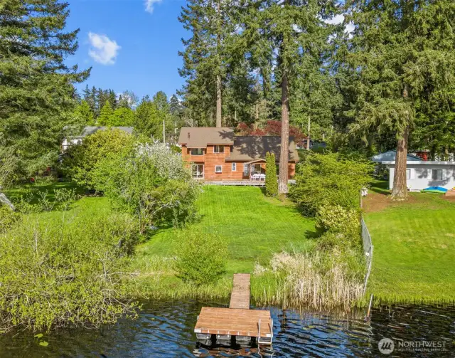 Swim, kayak, or paddle board right off your private and newly installed floating dock with swim stairs!
