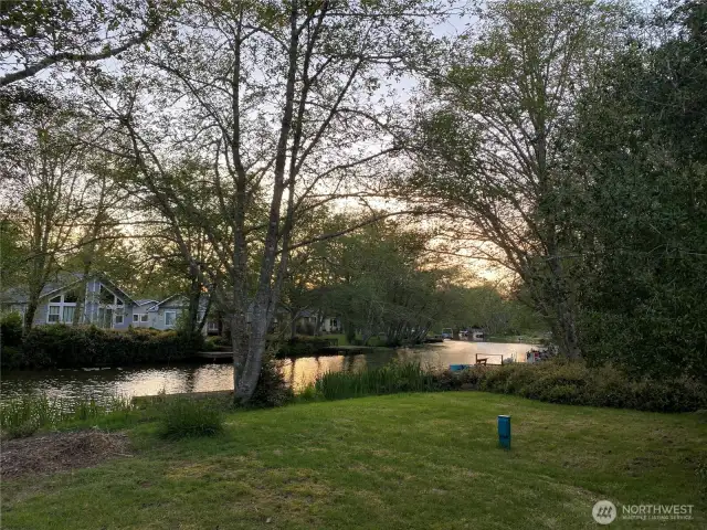 Canal golden hour