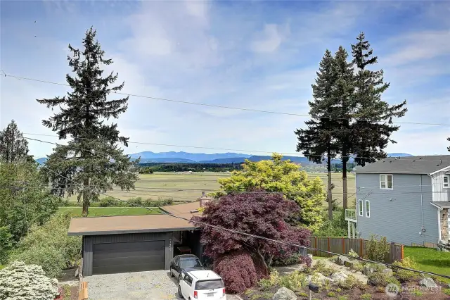 Views Overlooking Farms and Bay~