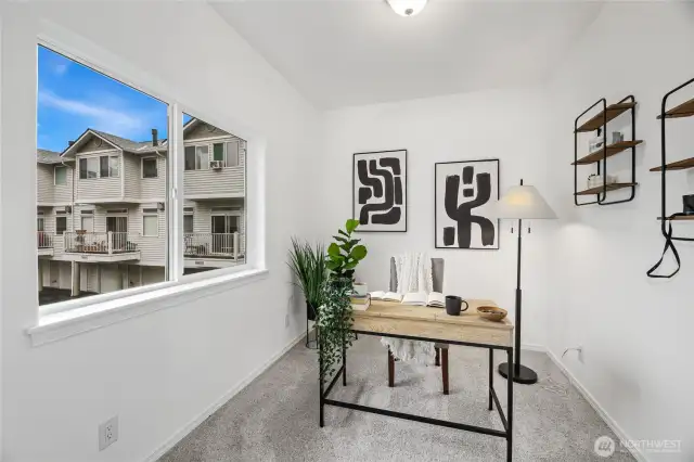 Bedroom or office on the main floor.