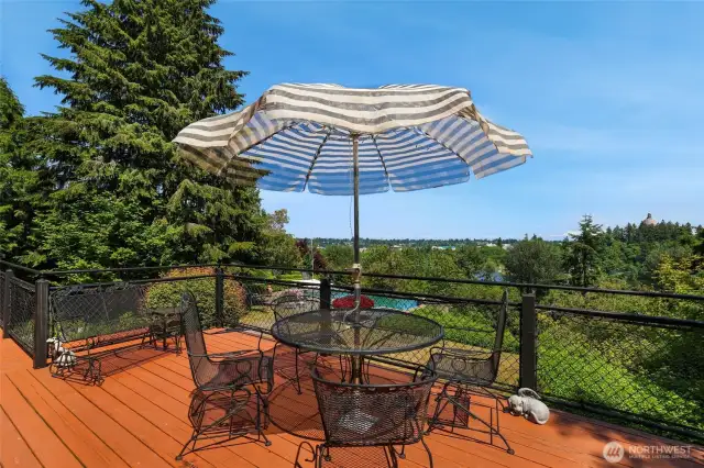 Deck with space