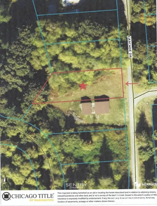 M-42 Cascade Drive  Boundary lines are approximate
