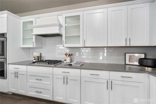 Beautifully trimmed out kitchen. With plenty of storage!