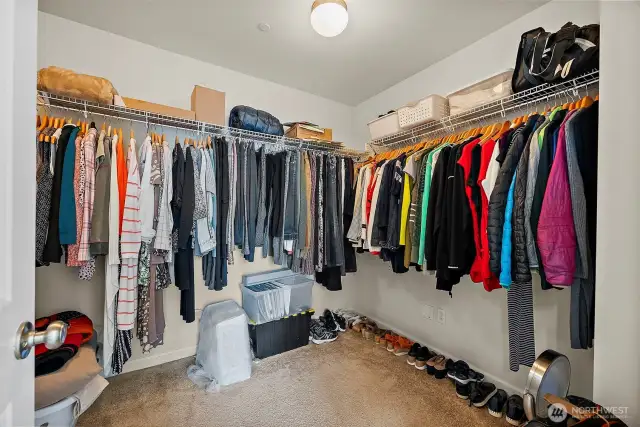 Primary closet