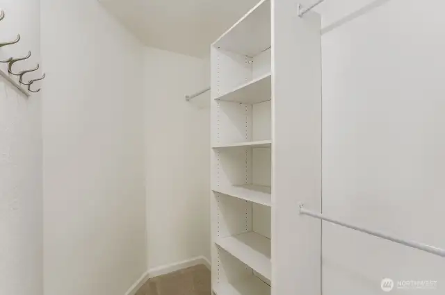 Walk in Primary Closet