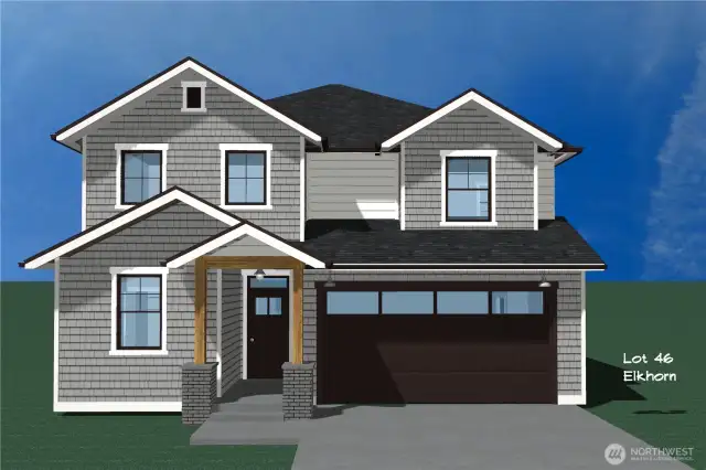 House Rendering similar with the actual home.