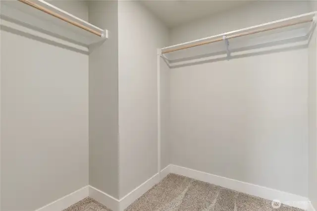 Walk-in closet - This photo is for sample purposes only and not the actual home.