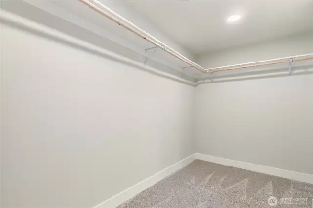 Walk-in closet - This photo is for sample purposes only and not the actual home.