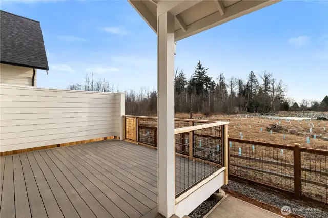 Private deck - This photo is for sample purposes only and not the actual home.