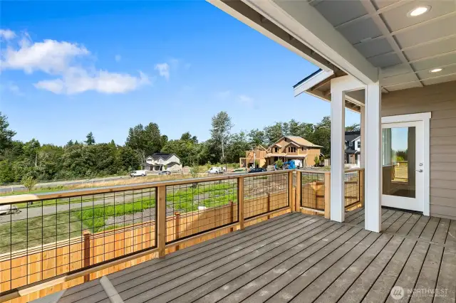 Private deck - This photo is for sample purposes only and not the actual home.