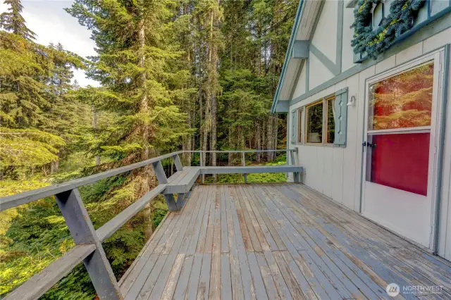 Front deck