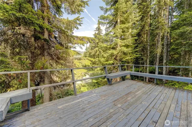 Front deck with view