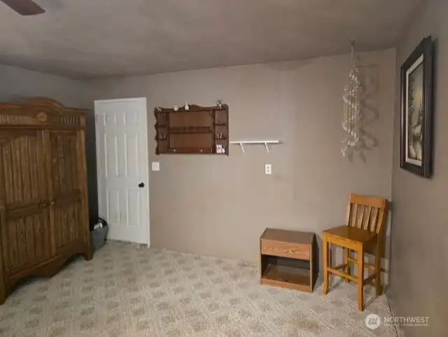 use as bonus room or convert back to garage space