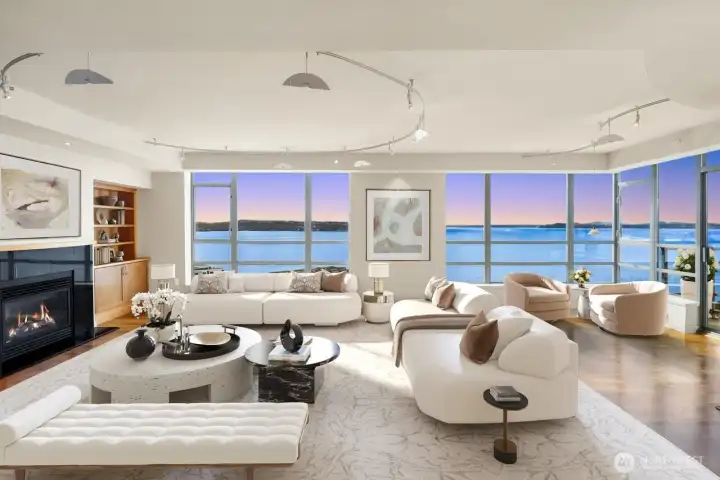 Virtually staged imagery