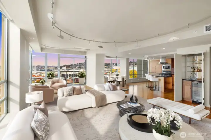 Virtually staged imagery