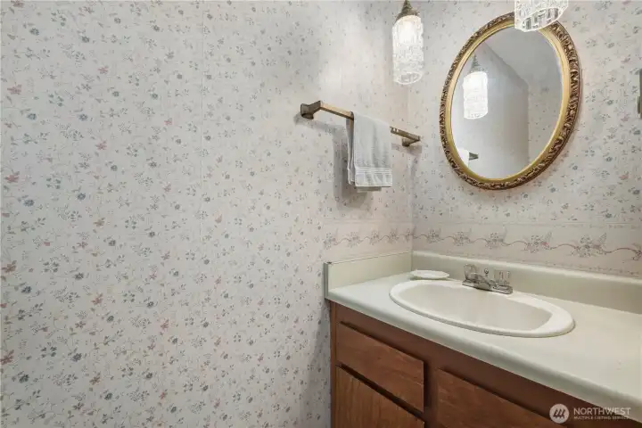 Main floor powder room