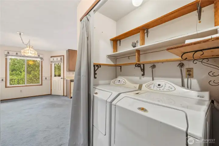 Laundry on main level