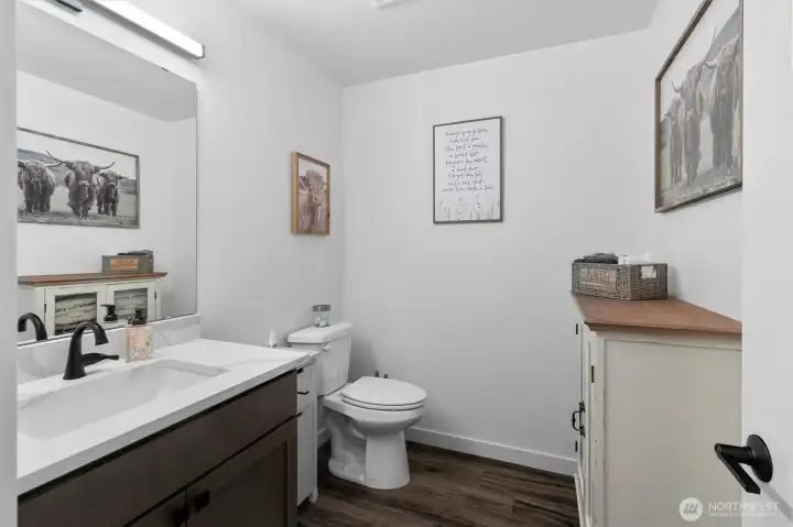 half bath off of entry